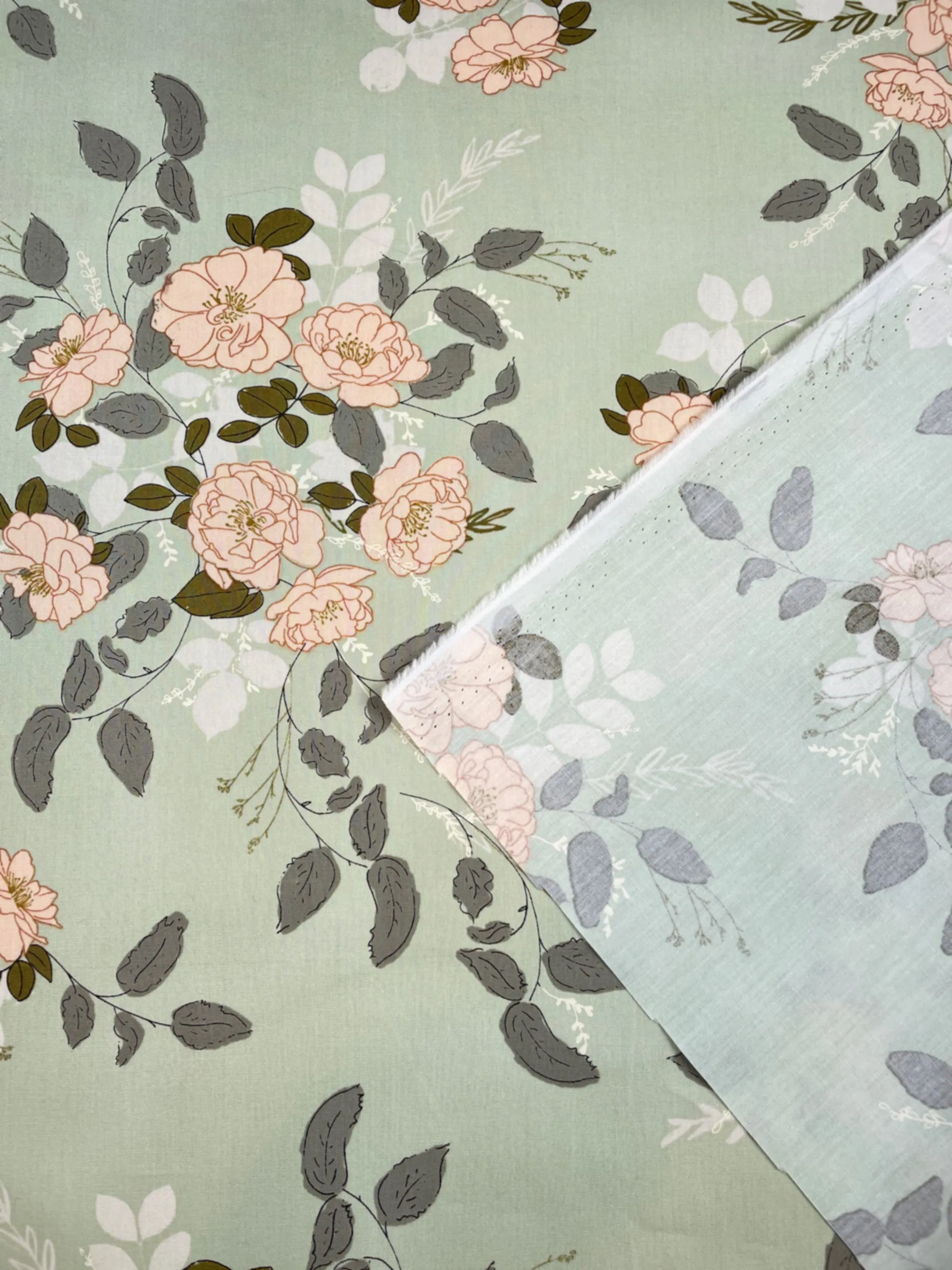 Lightweight Cotton Poplin in Marrell's Secret Garden