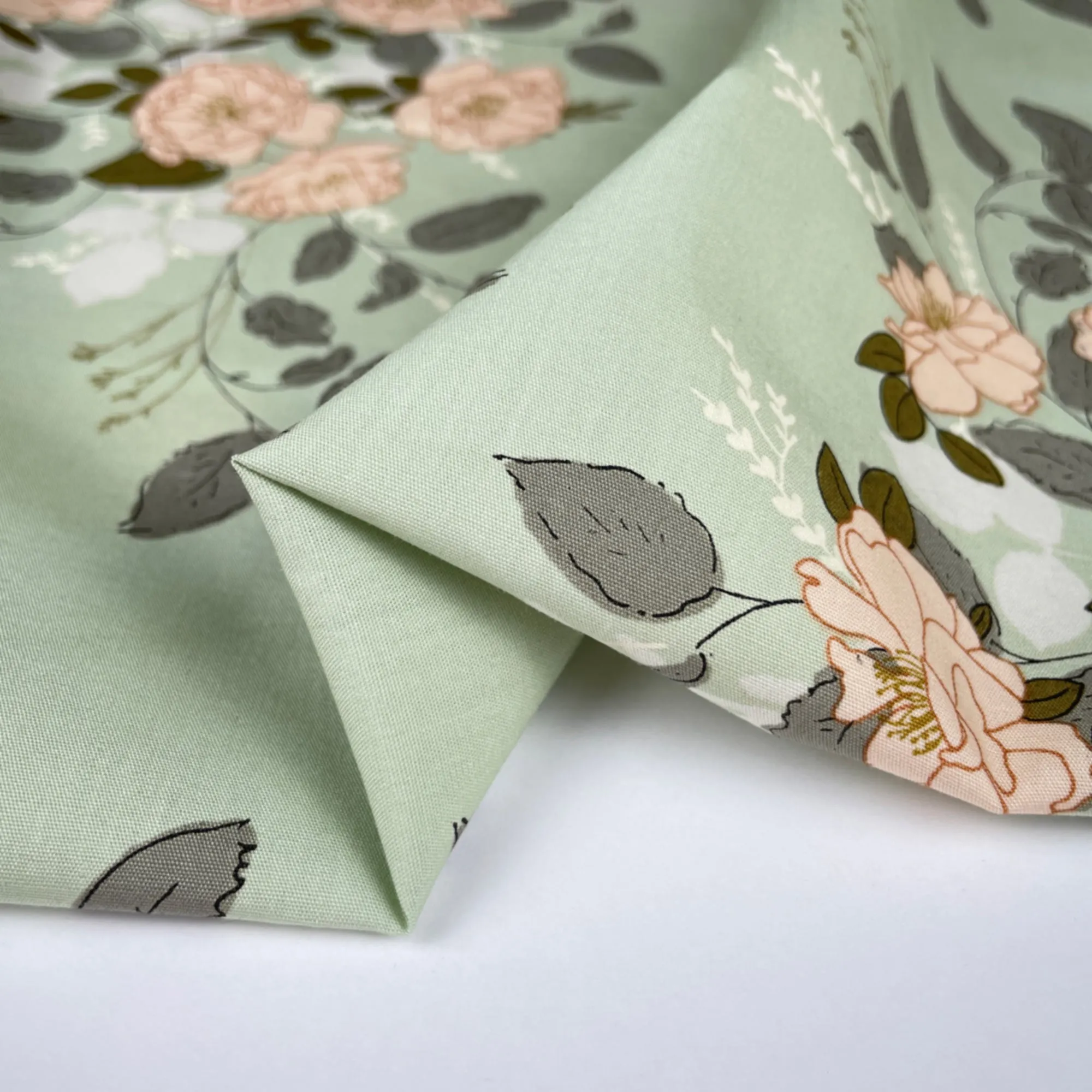 Lightweight Cotton Poplin in Marrell's Secret Garden