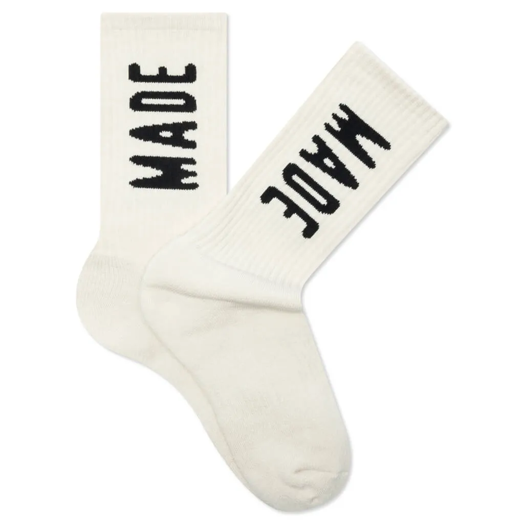 Logo Socks - White