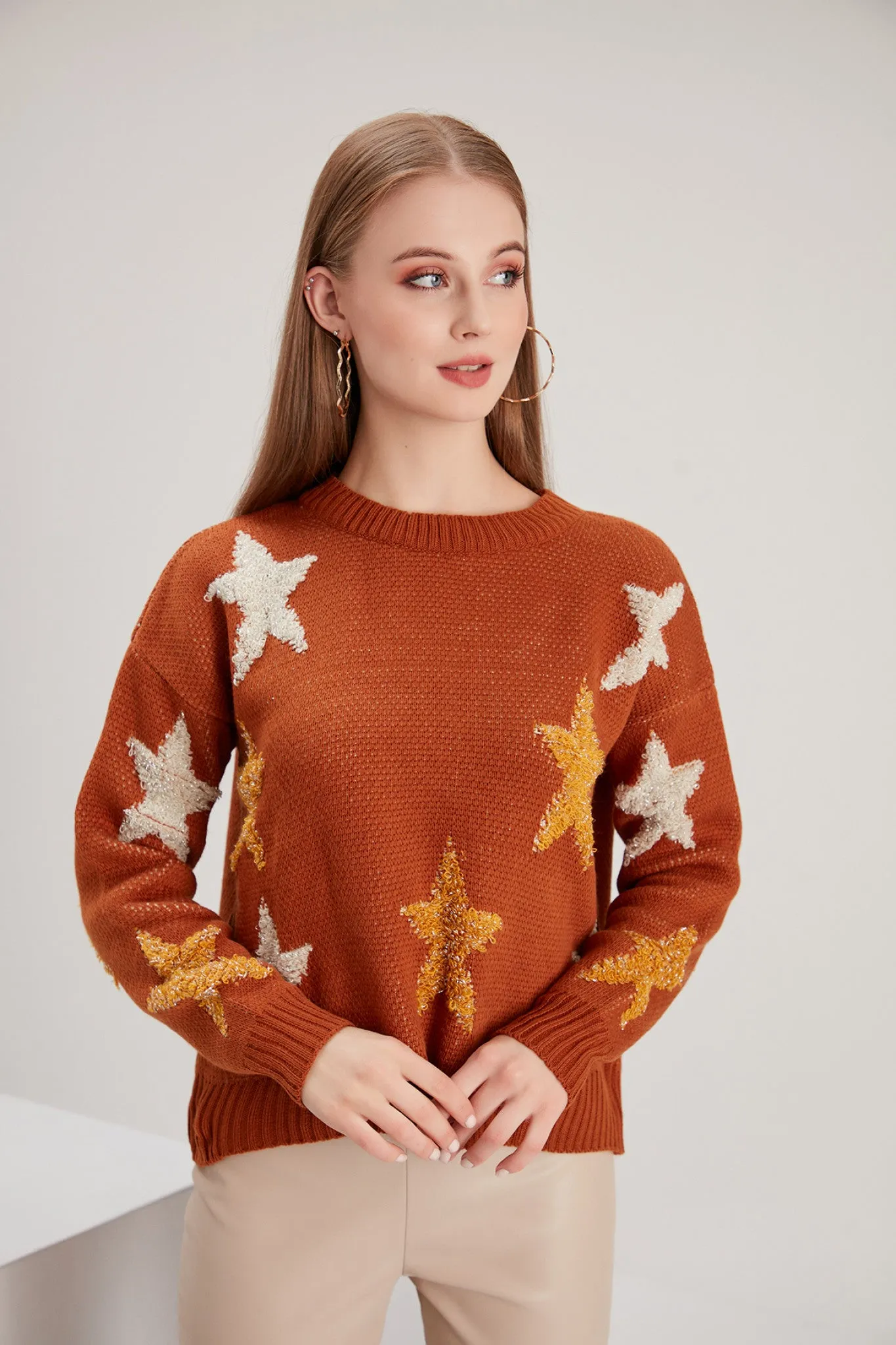 Love And Joy London Colourful Star Jumper Knitwear