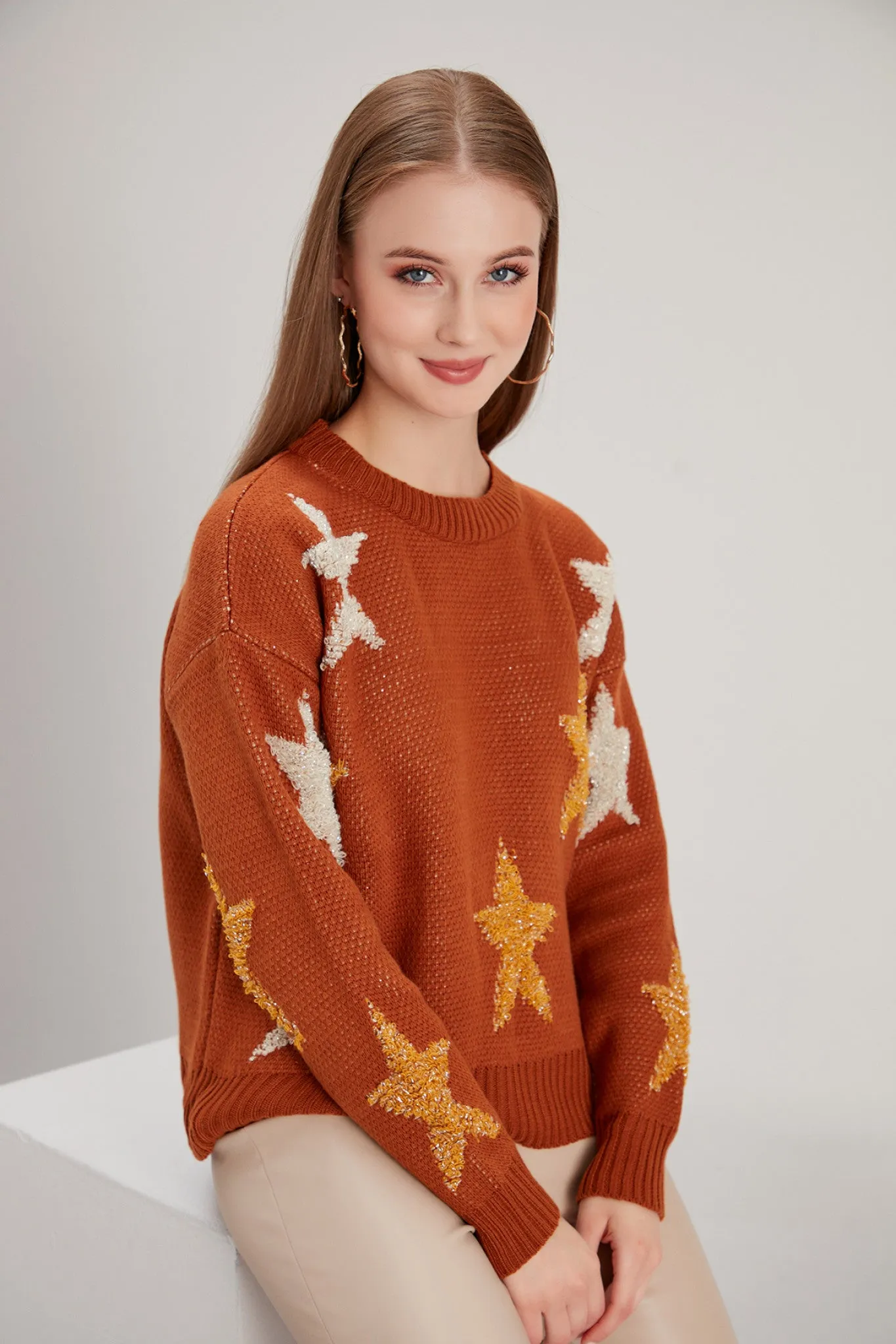 Love And Joy London Colourful Star Jumper Knitwear