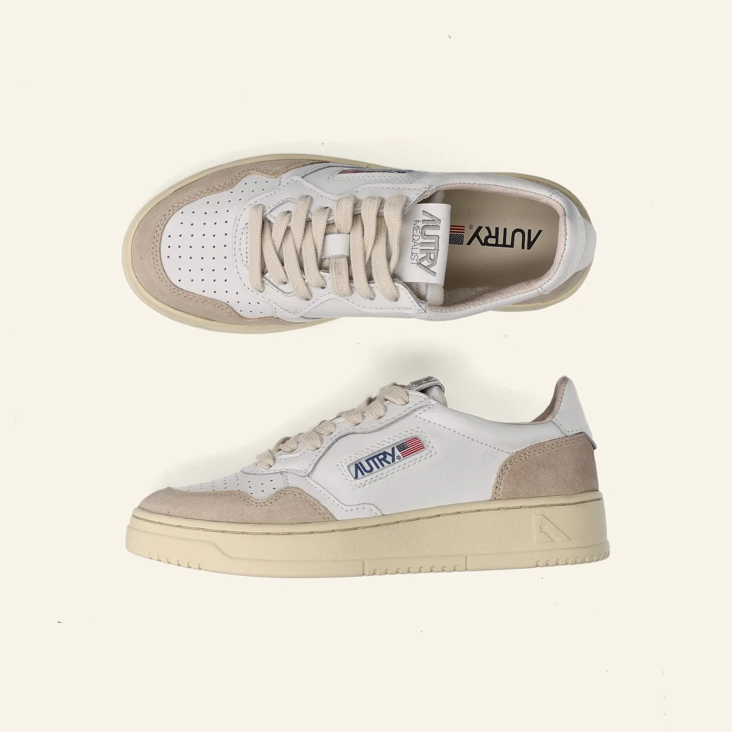 LOW SNEAKER 80's  LS33 | Suede White