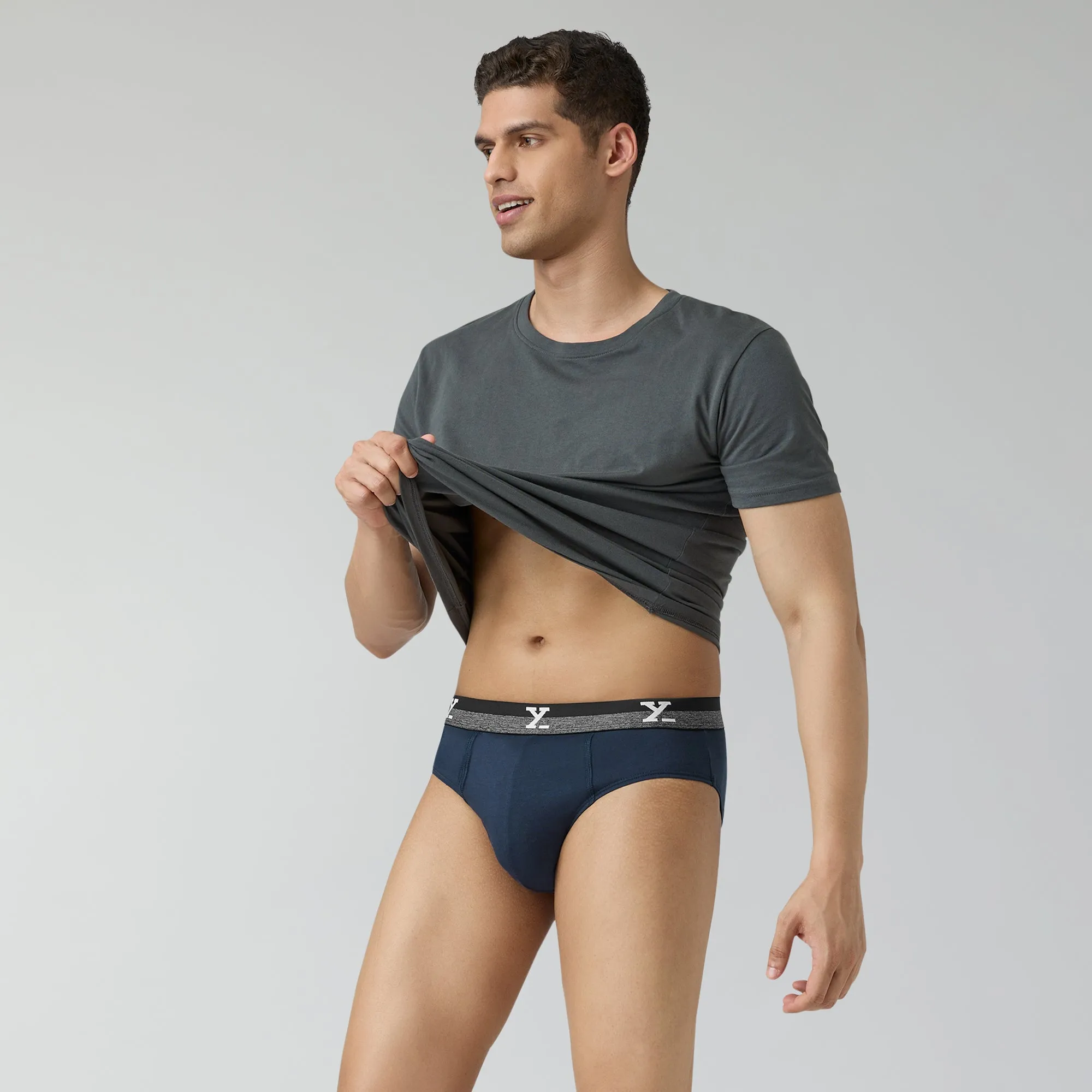 Nova Cotton Briefs Midnight Blue