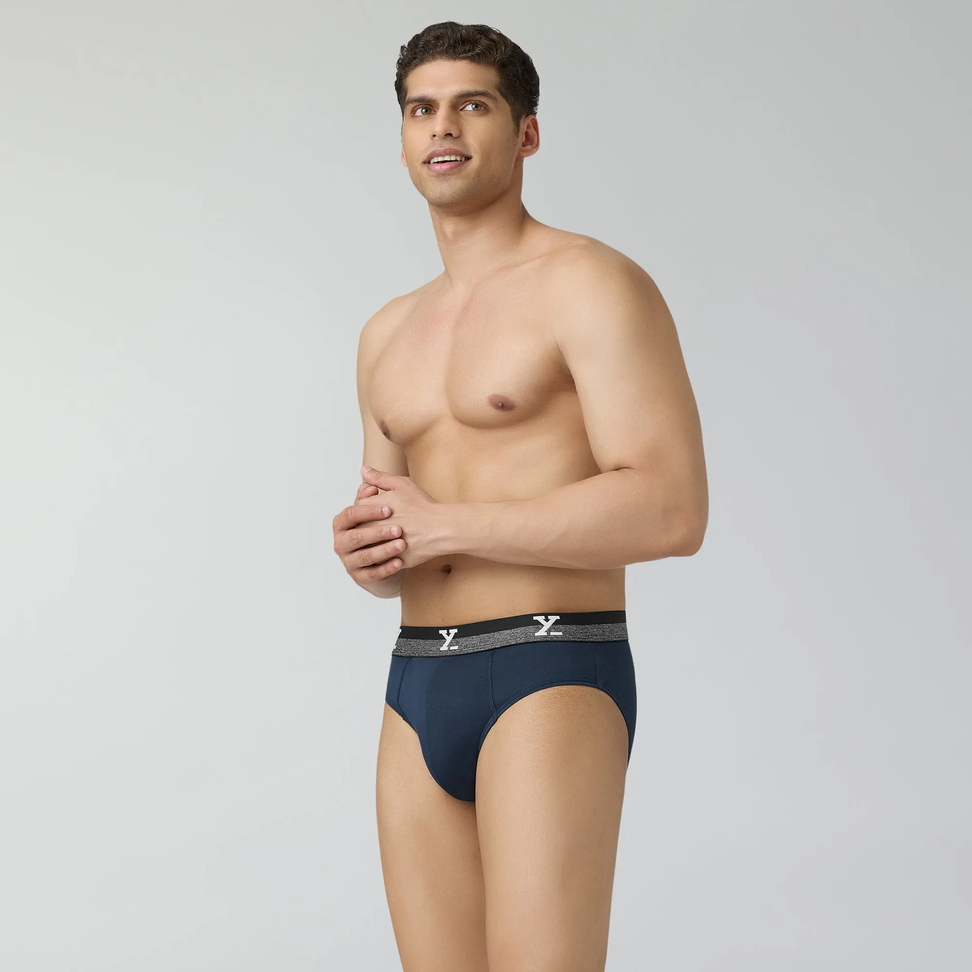 Nova Cotton Briefs Midnight Blue