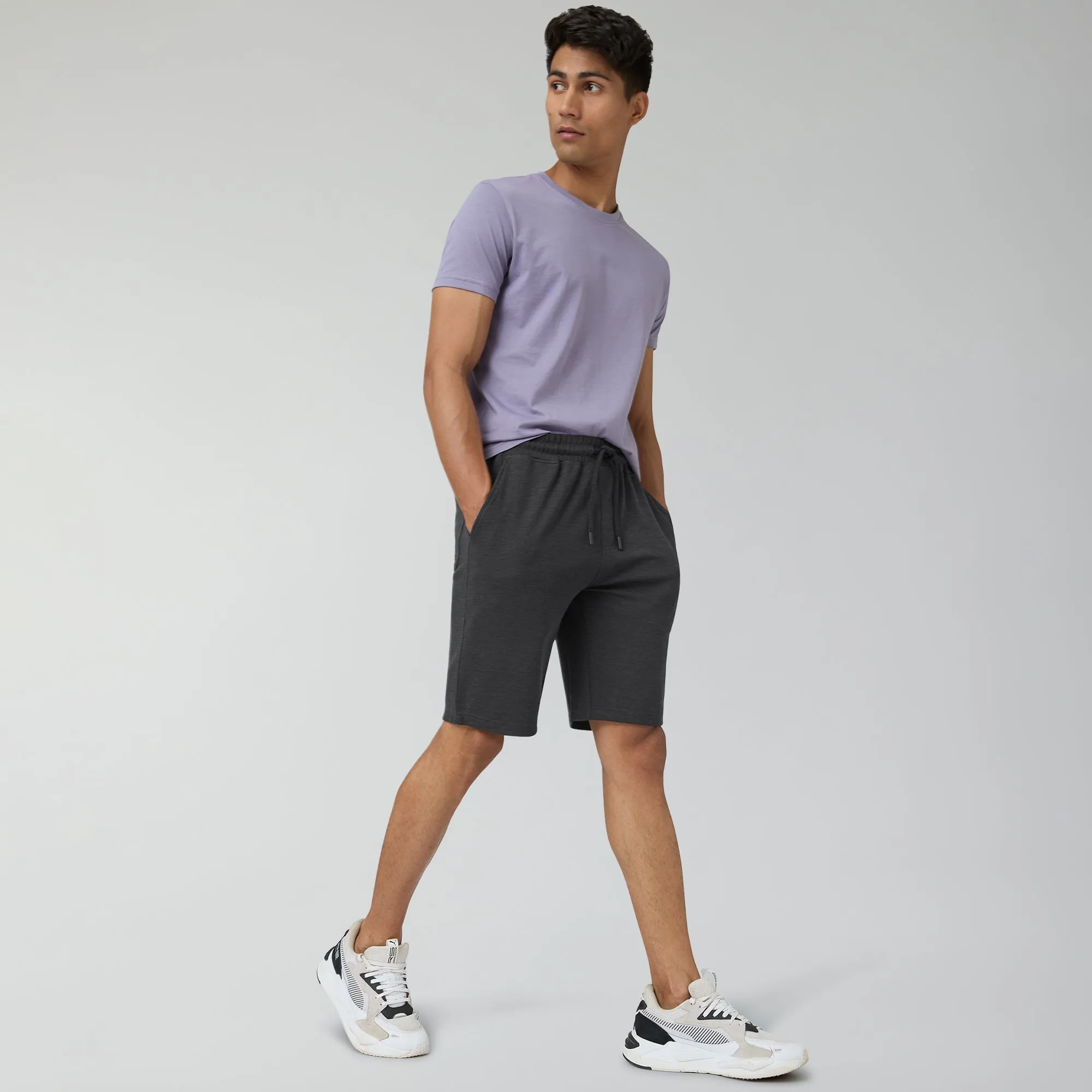 Nova Cotton Rich Shorts Graphite Grey