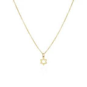 Nova Star Of David Gold Necklace