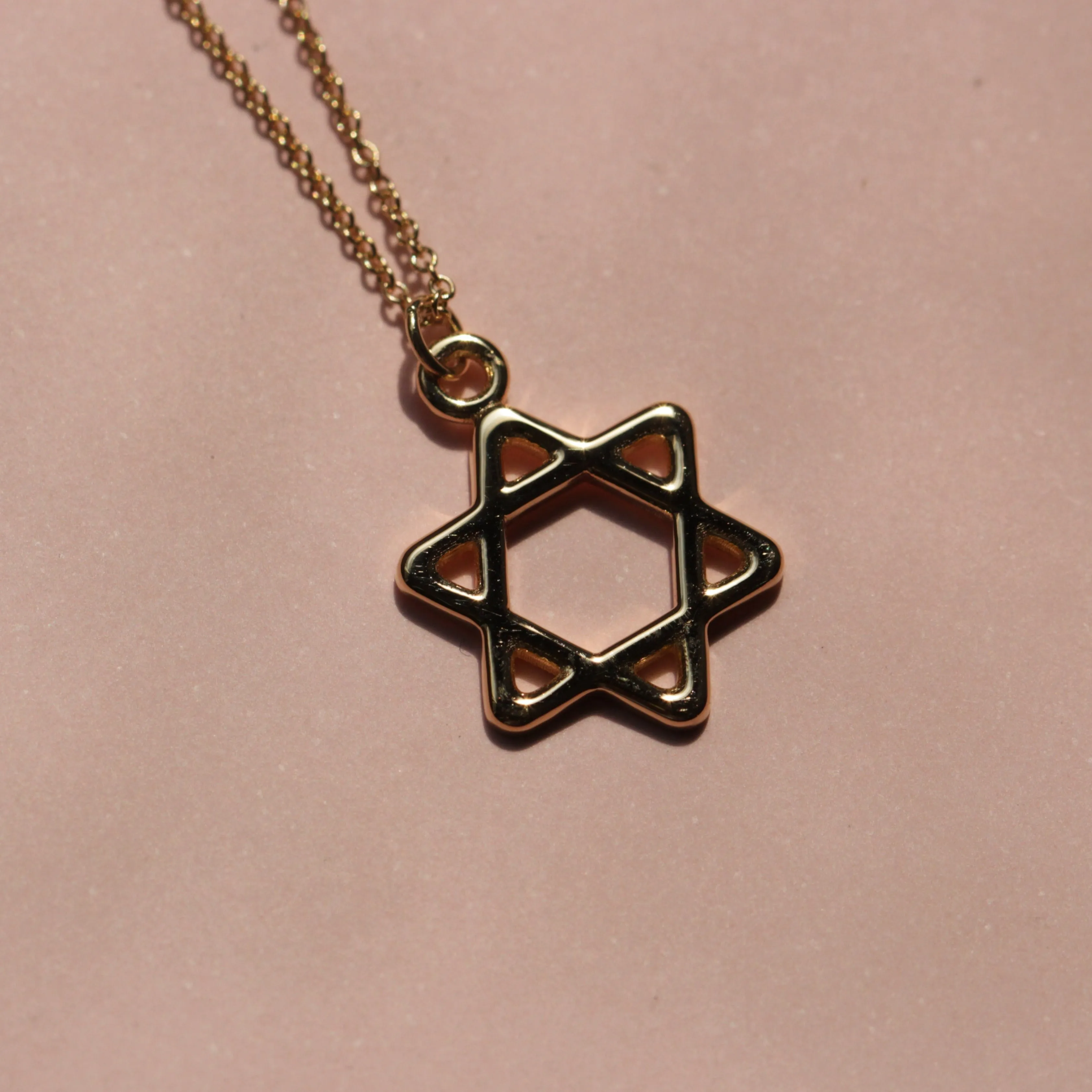 Nova Star Of David Gold Necklace