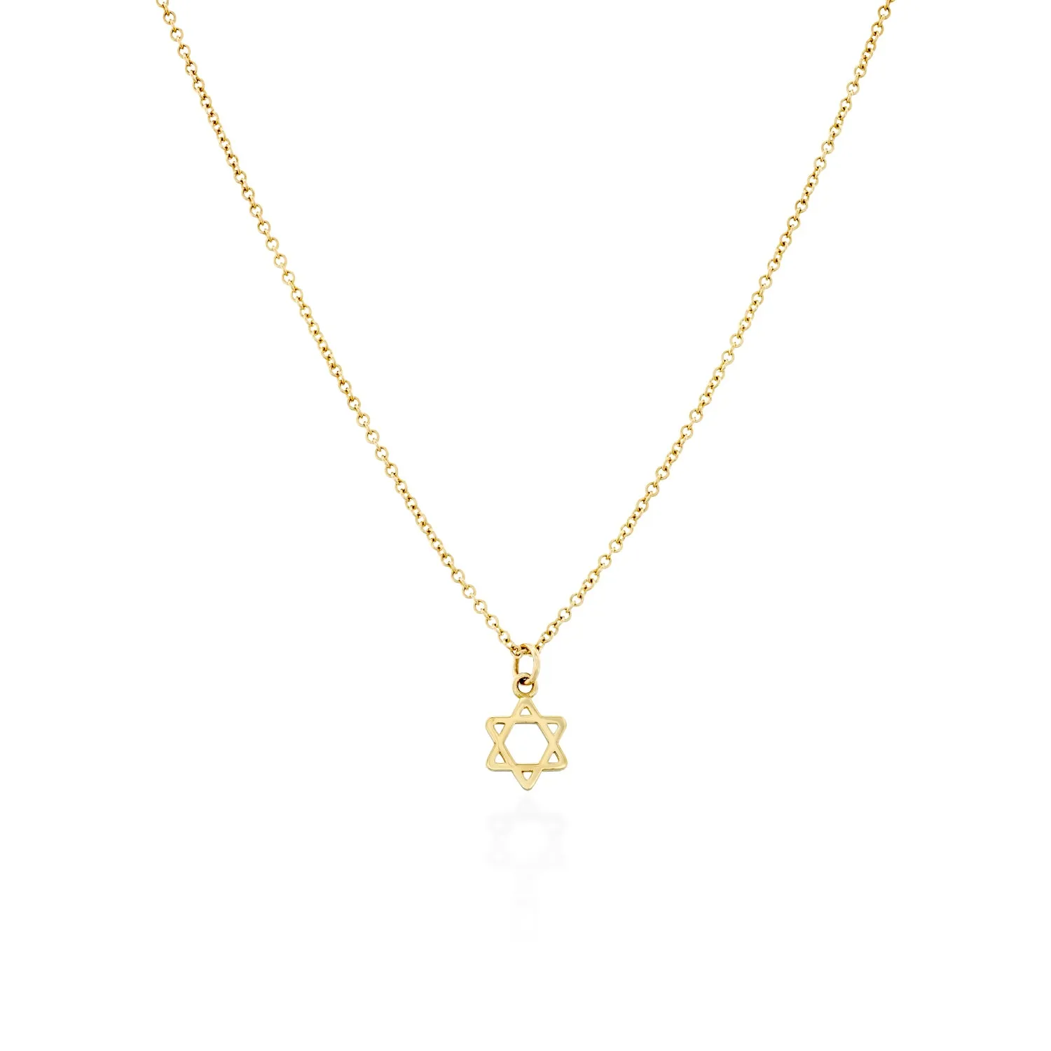 Nova Star Of David Gold Necklace