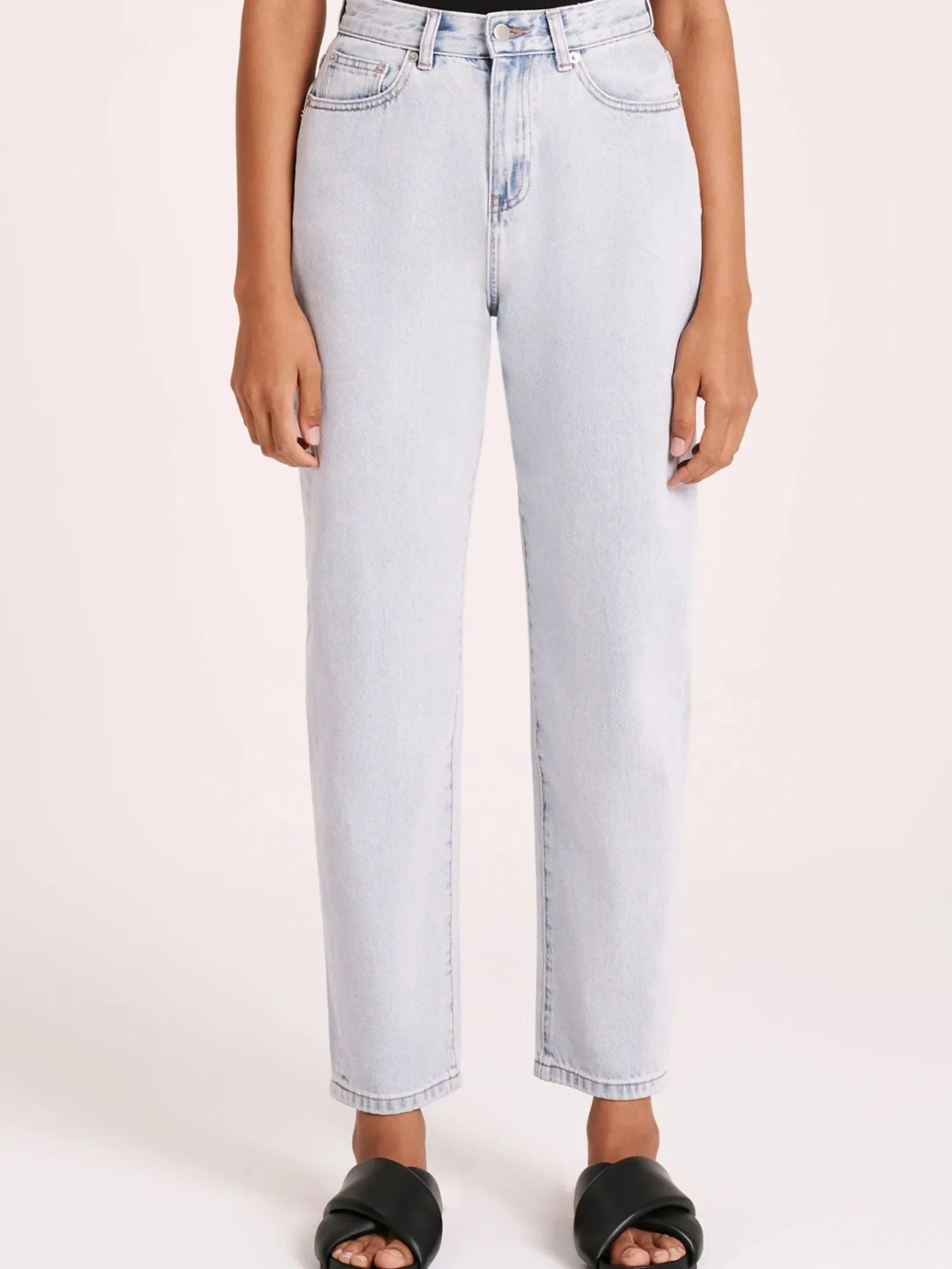 Organic Straight Leg Jean | Clear Blue