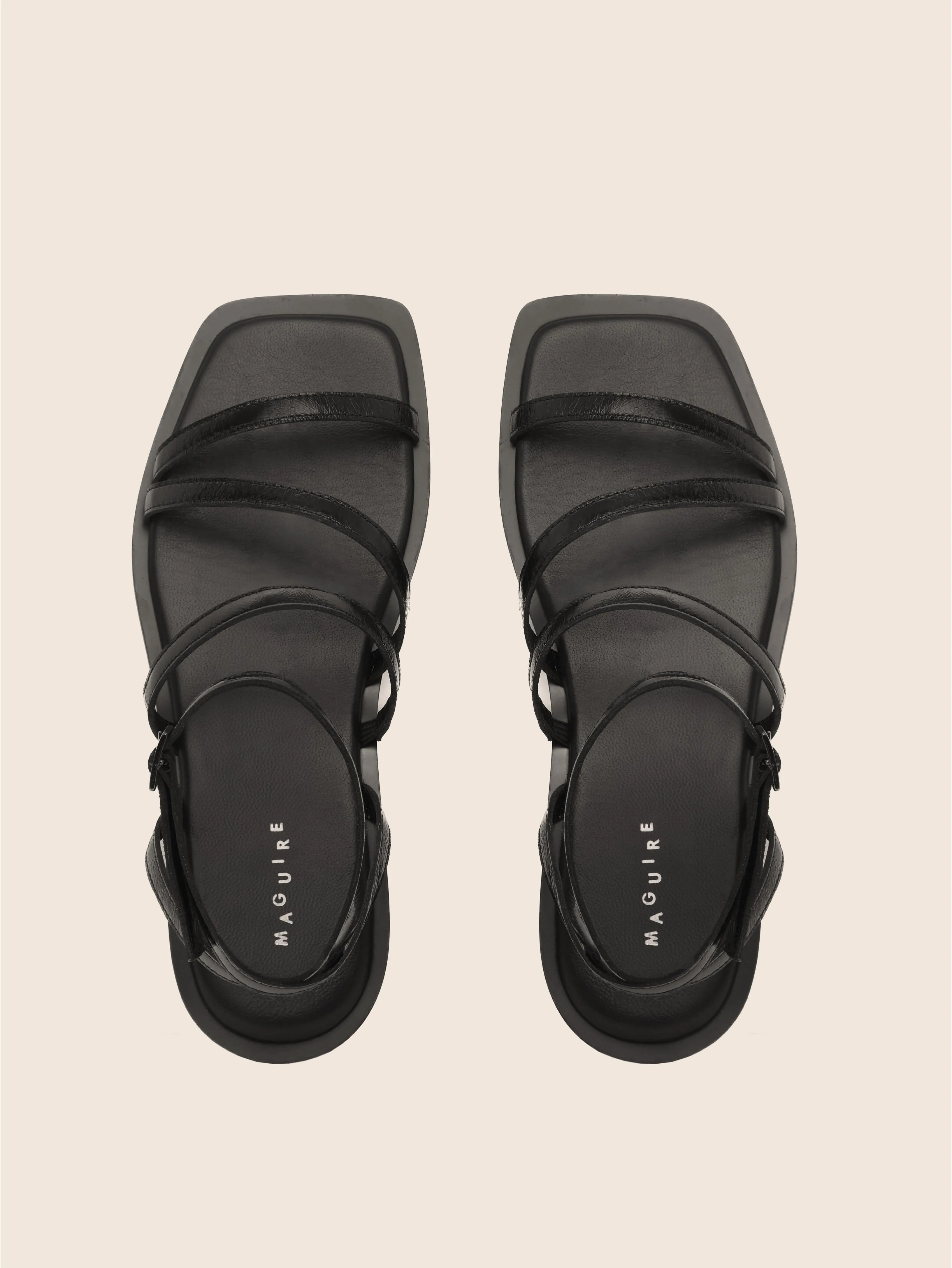 Pavia Black Sandal