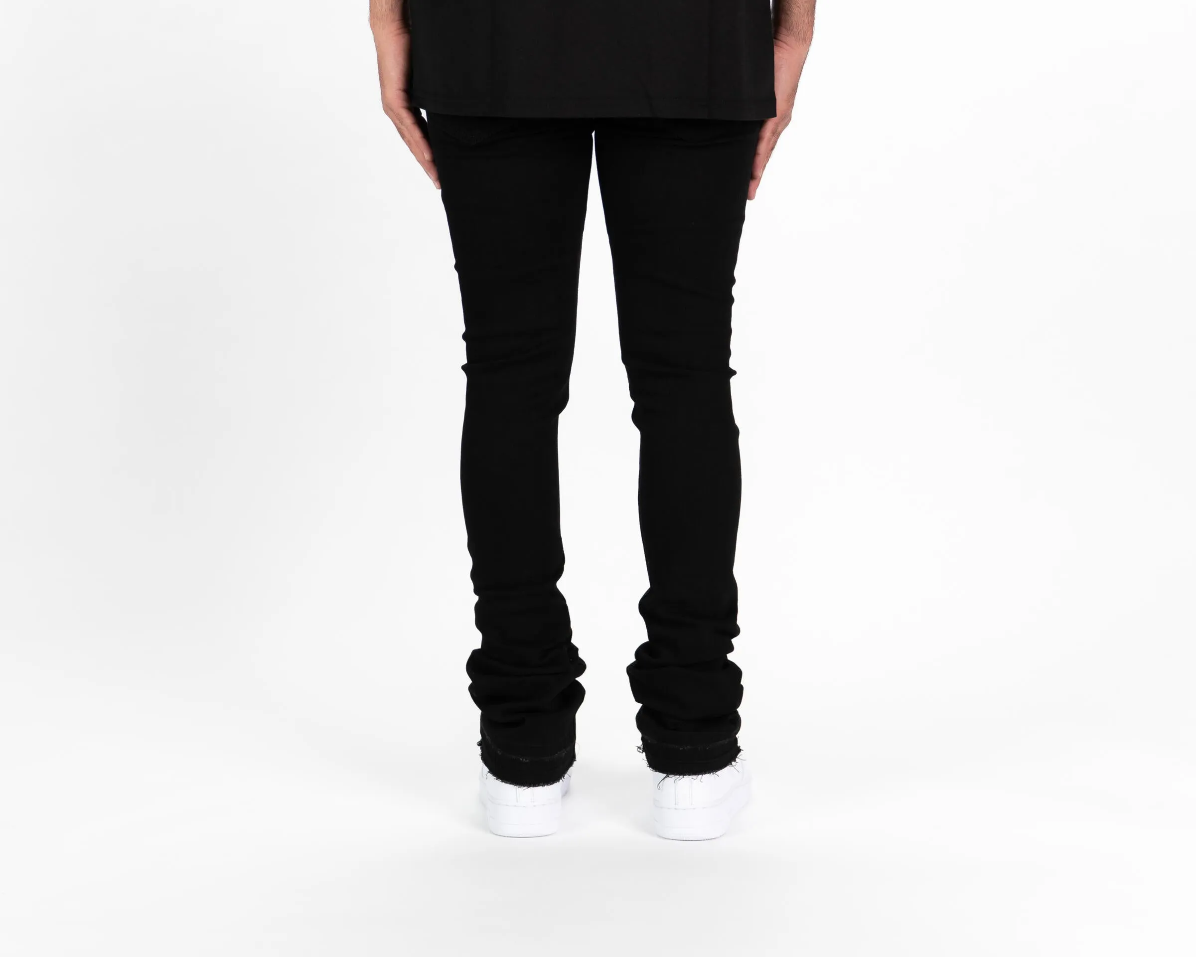 Pheelings NOW OR NEVER FLARE STACK DENIM (JET BLACK)