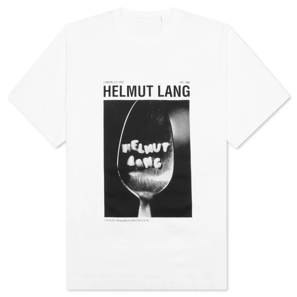 Photo Logo Tee - White