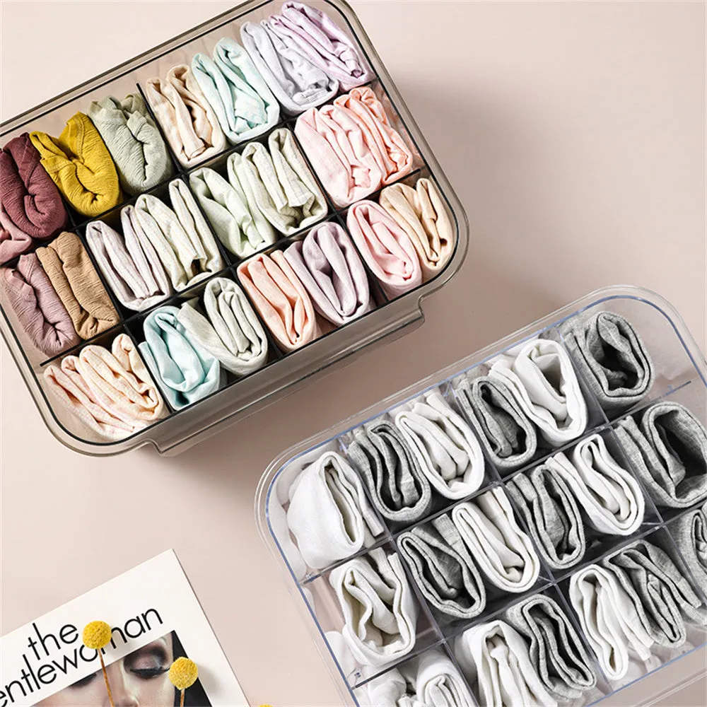 Punch Free Drawer Type Underwear Socks Storage Box