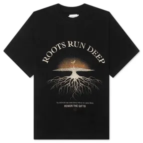 Roots Run Deep S/S Tee - Black