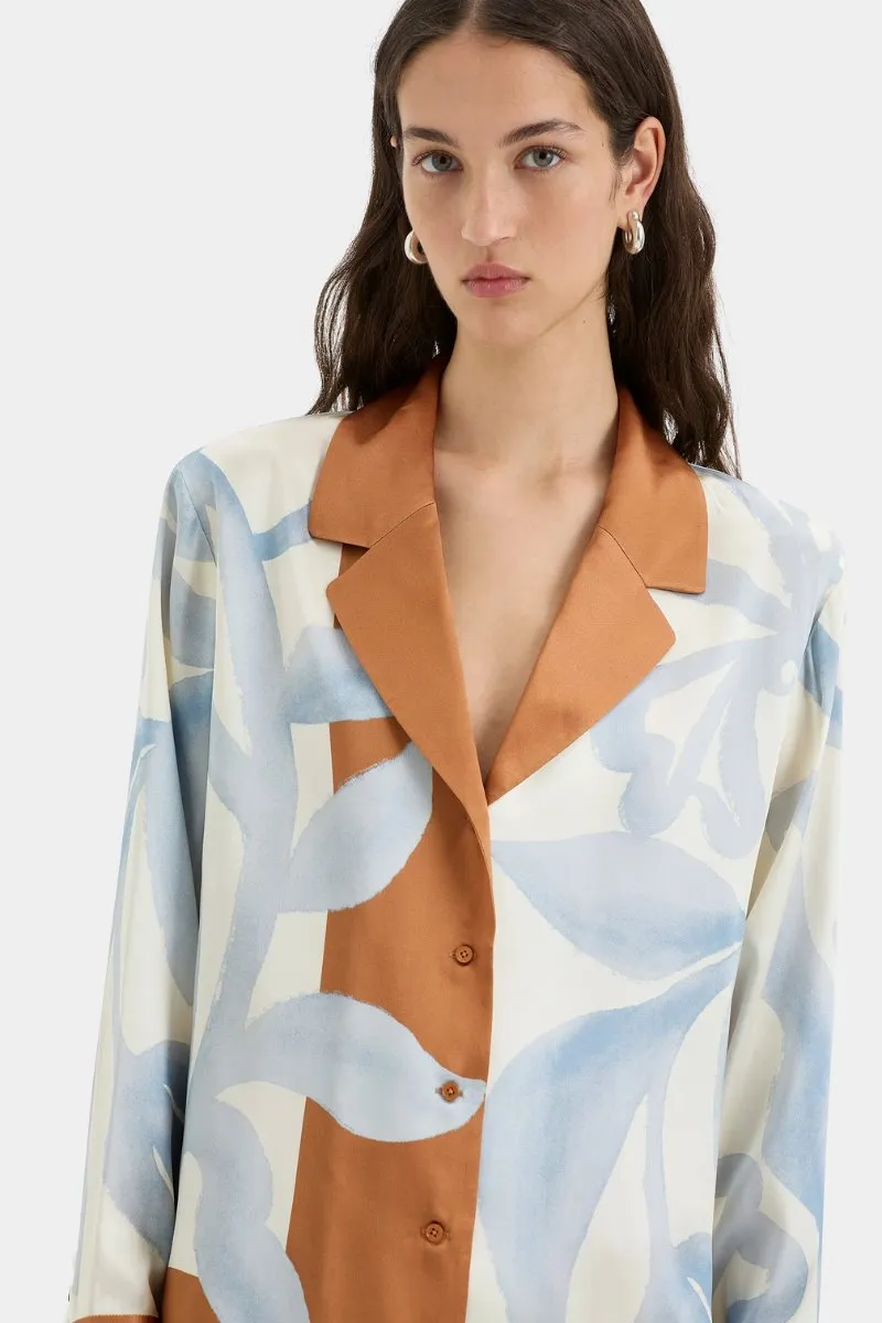 SORRENTO SHIRT-SCIARPA PRINT