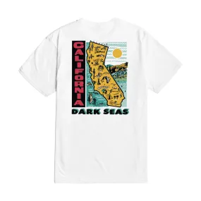 Tee-Shirt Dark Seas California Prenium white