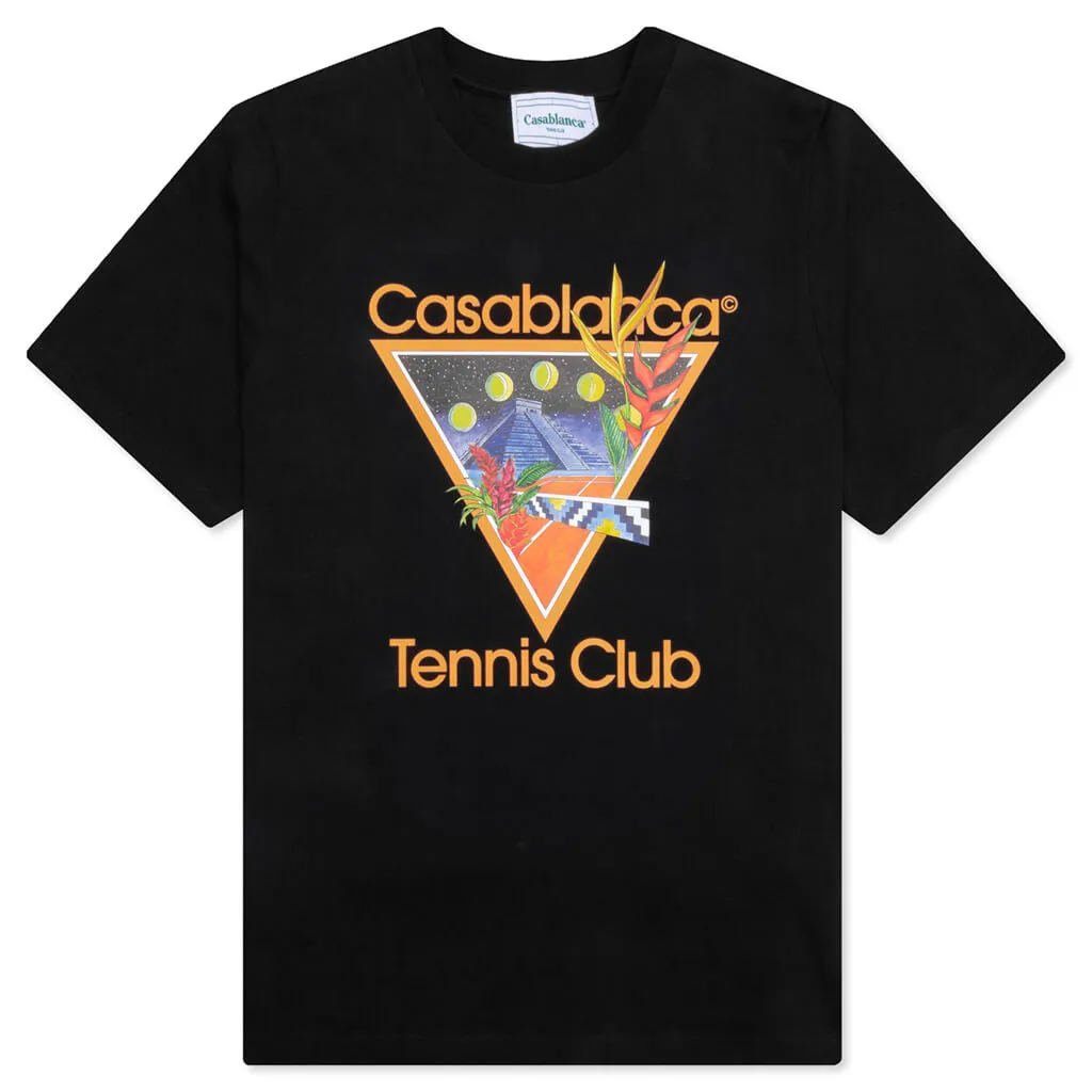 Tennis Club Icon T-Shirt - Black