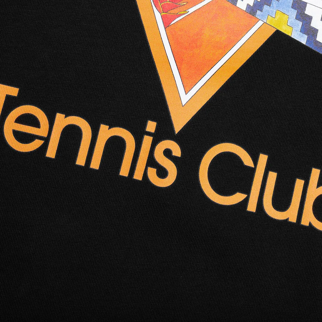 Tennis Club Icon T-Shirt - Black