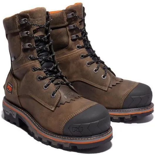 Timberland Pro Men's Boondock HD NT Logger Comp Toe WP Work Boot- TB0A29G9214