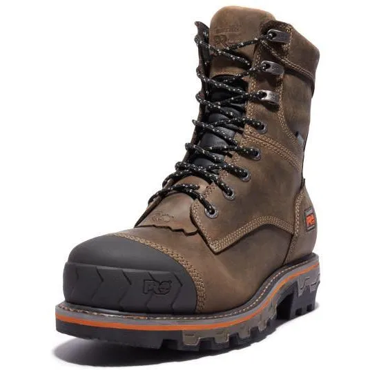 Timberland Pro Men's Boondock HD NT Logger Comp Toe WP Work Boot- TB0A29G9214