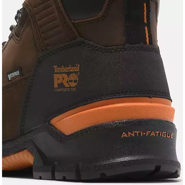 Timberland Pro Men's Endurance EV 6" Comp Toe WP Work Boot -Brown- TB0A5YXU214