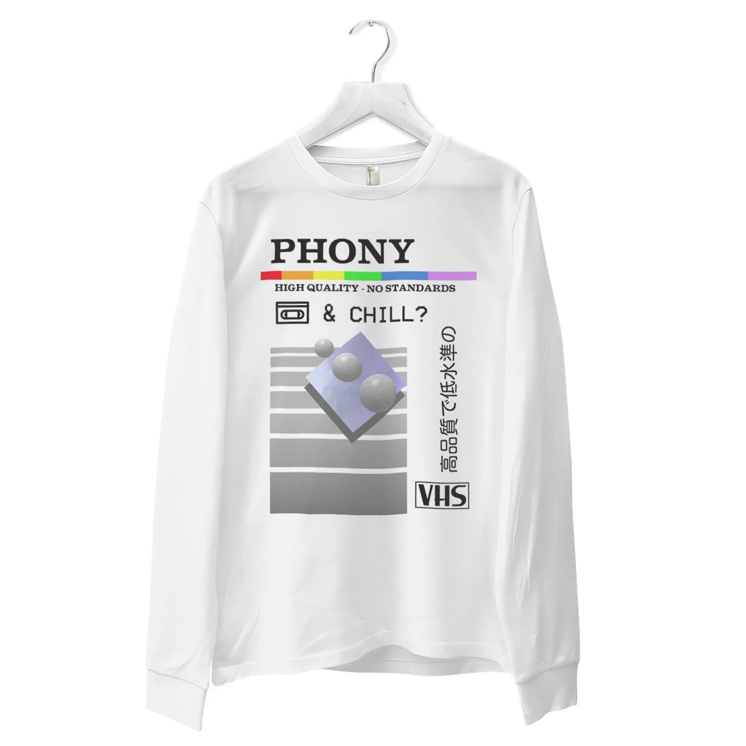 VHS AND CHILL : Long-Sleeve