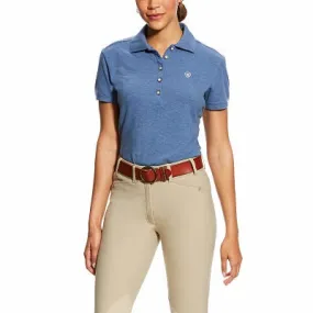 Women's Ariat Prix Polo - Indigo Fade Heather