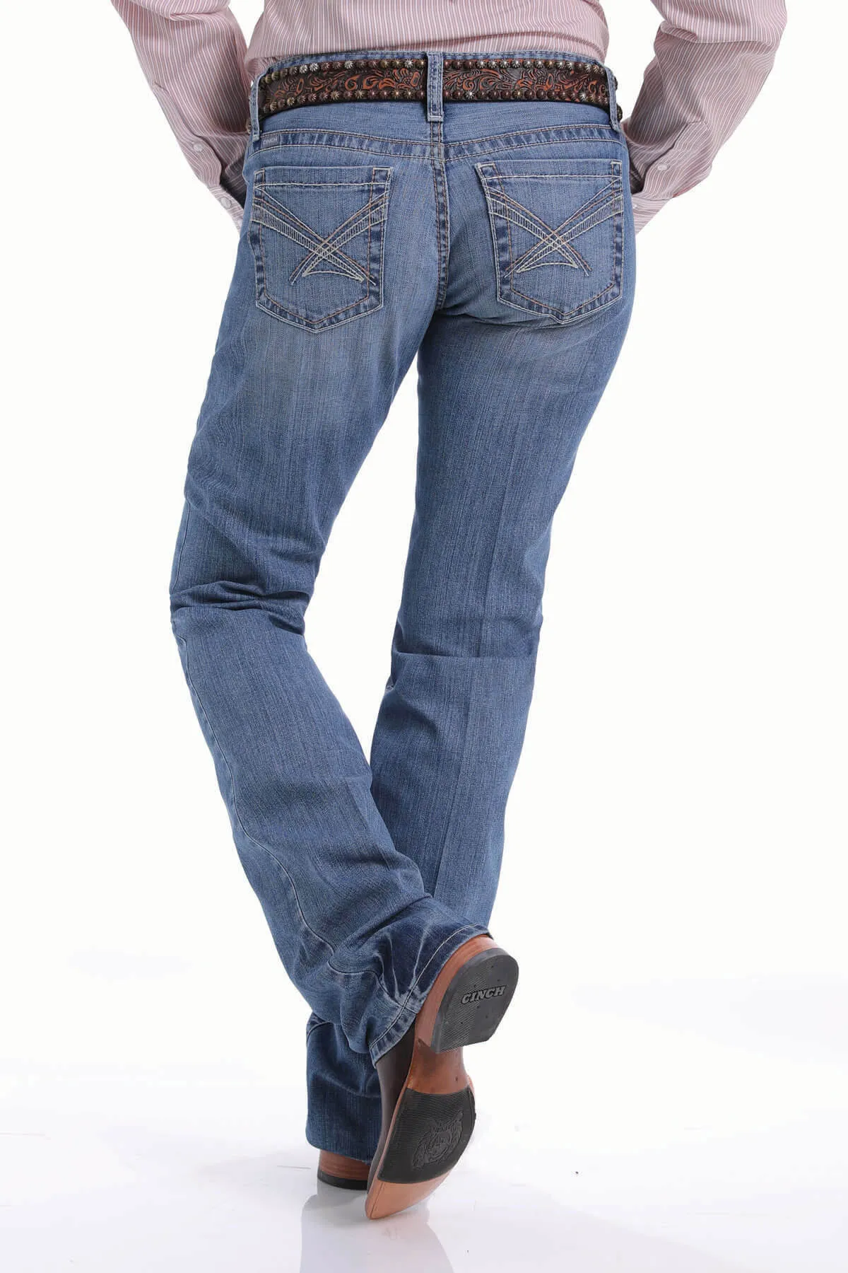 Women's Cinch Ada Relaxed Fit Light Stonewash Jeans