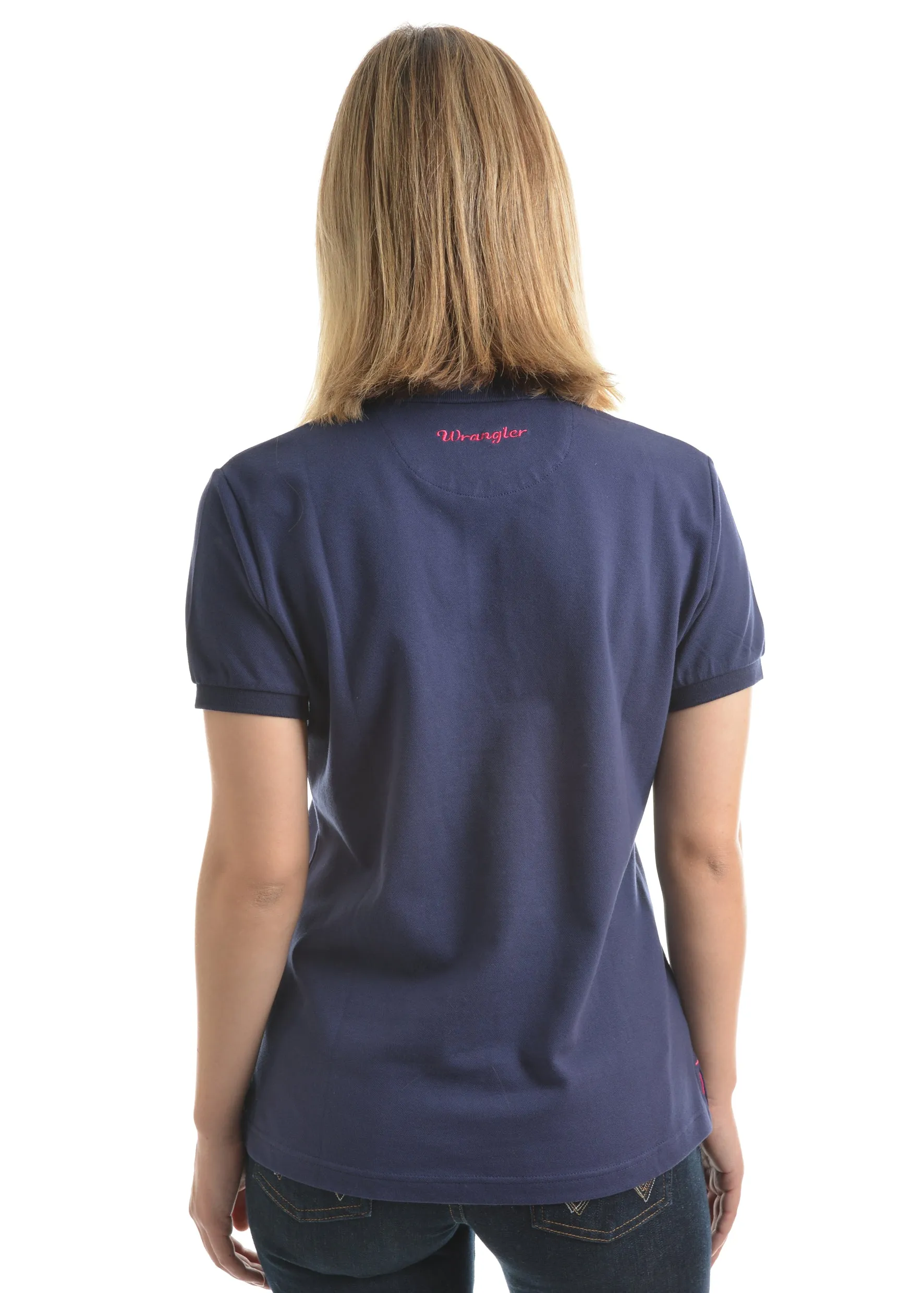 Women's Wrangler Tina Shortsleeve Polo - Navy