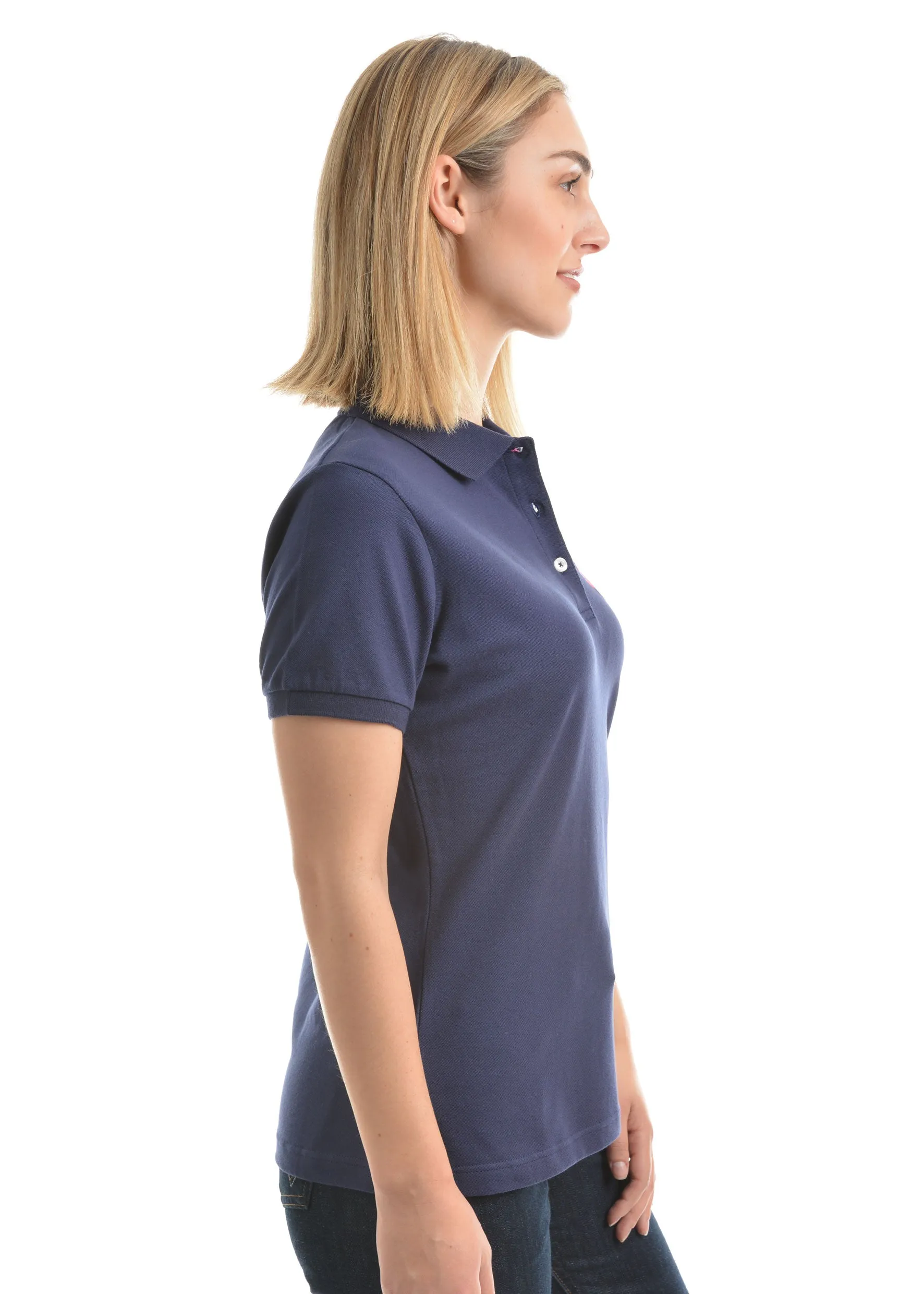 Women's Wrangler Tina Shortsleeve Polo - Navy