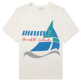 Yacht Club Tee - Vintage White