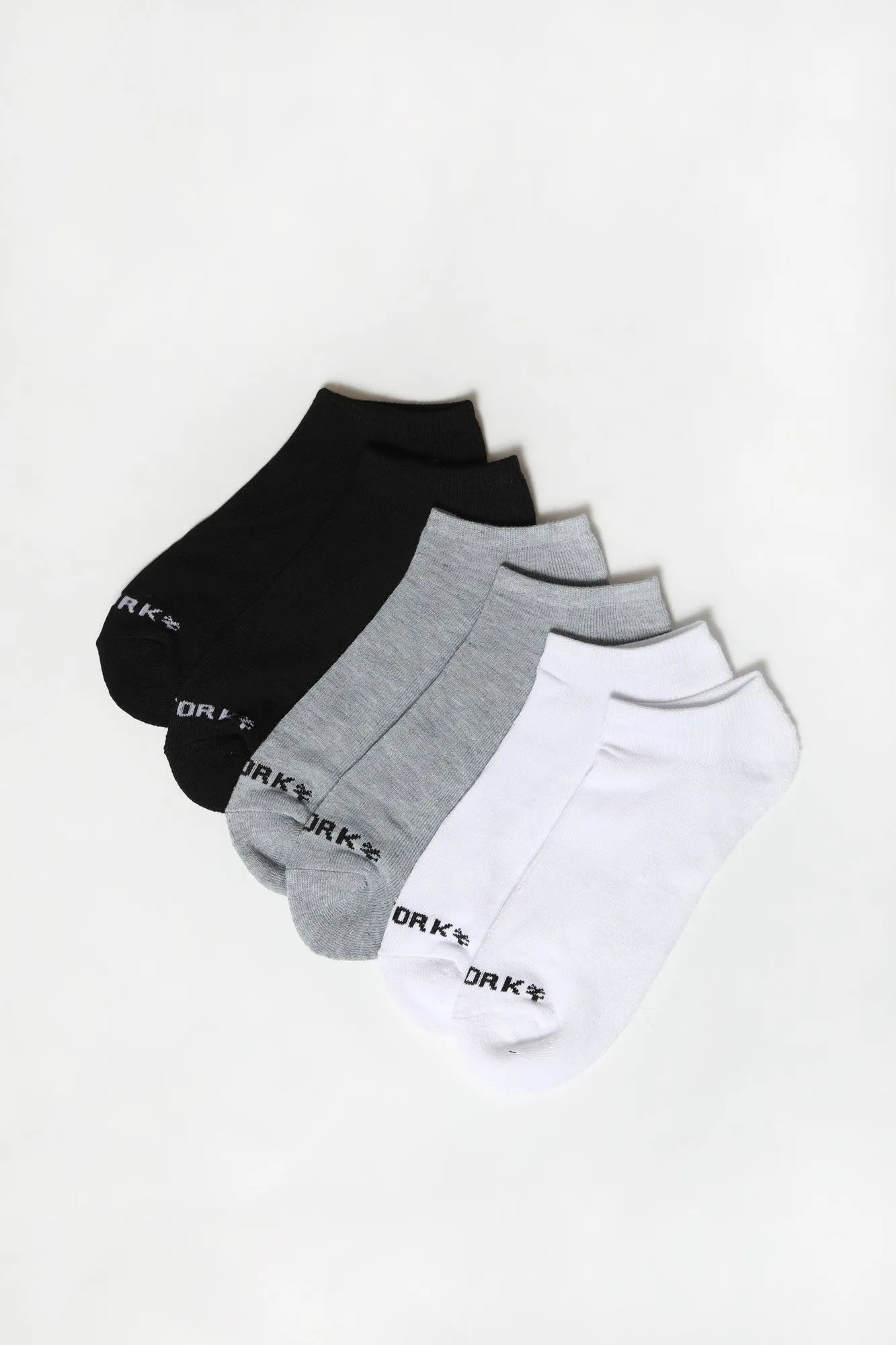 Zoo York Mens 6-Pack Athletic No Show Socks